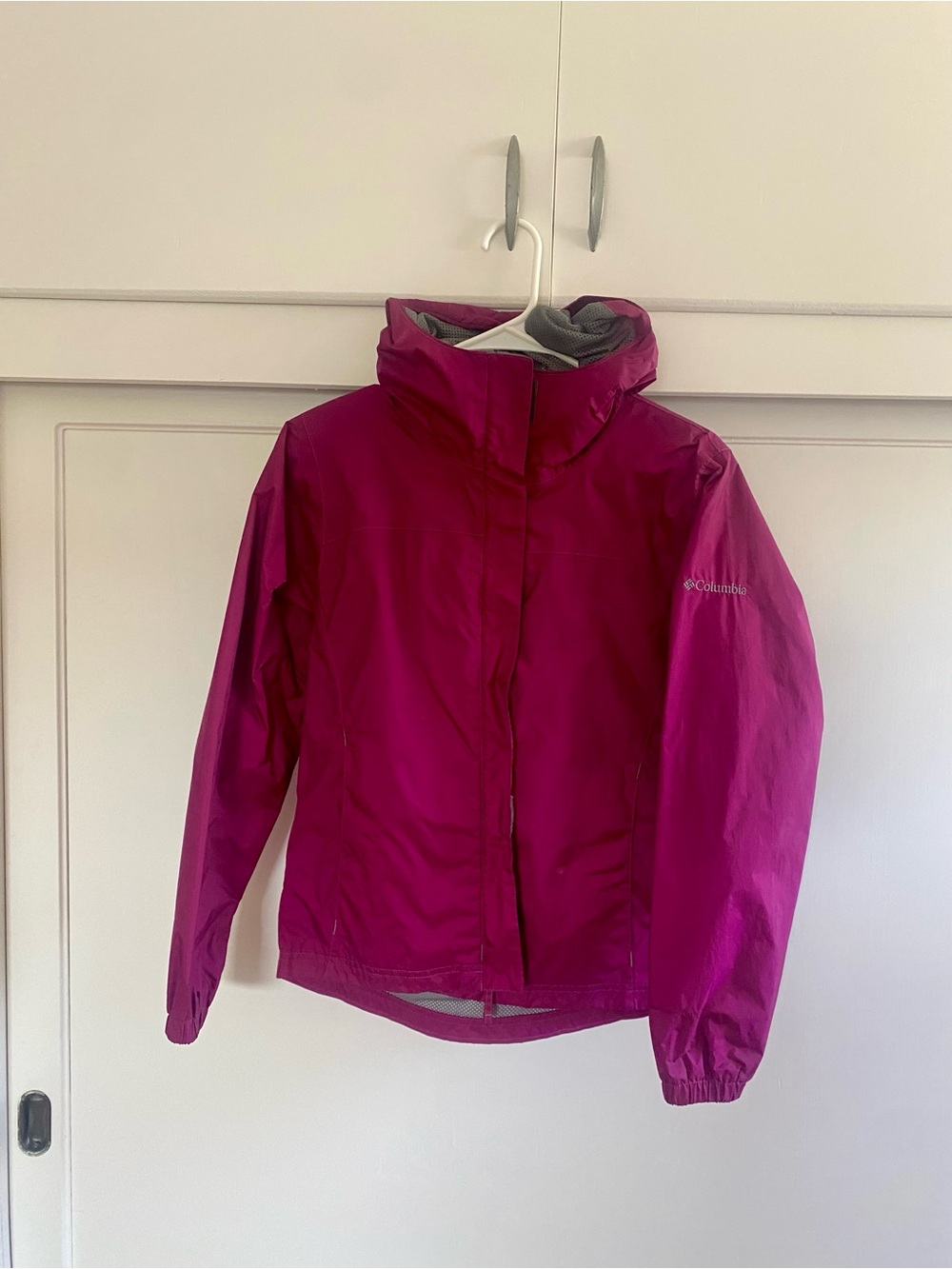 Columbia Girls Magenta Waterproof Jacket
